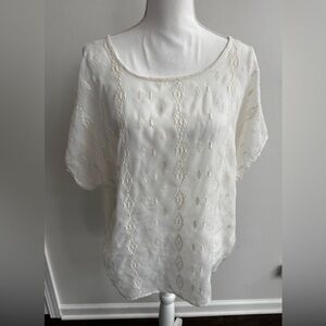 Daytrip Cream Patterned Blouse